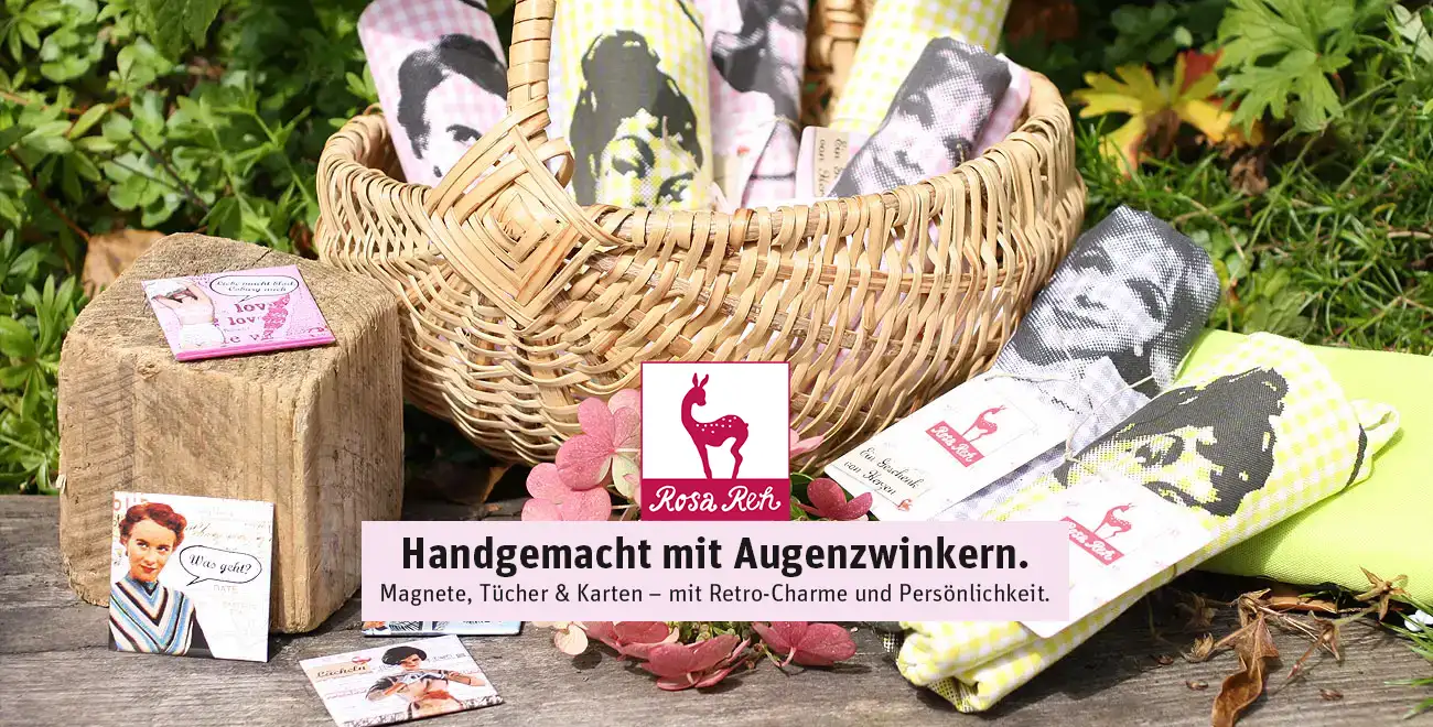 RosaReh – handgemachte Designstücke mit Retro-Flair, liebevollen Details und einer Prise Humor